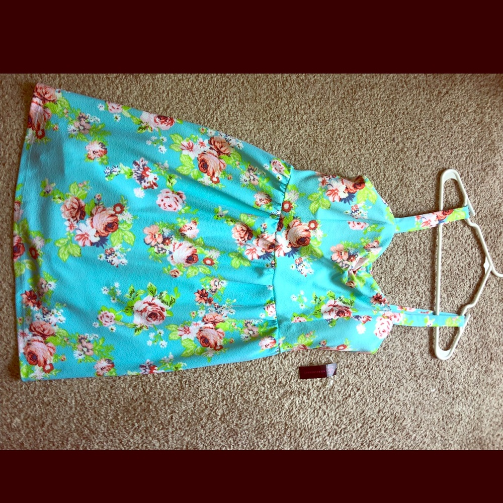 Floral mini dress